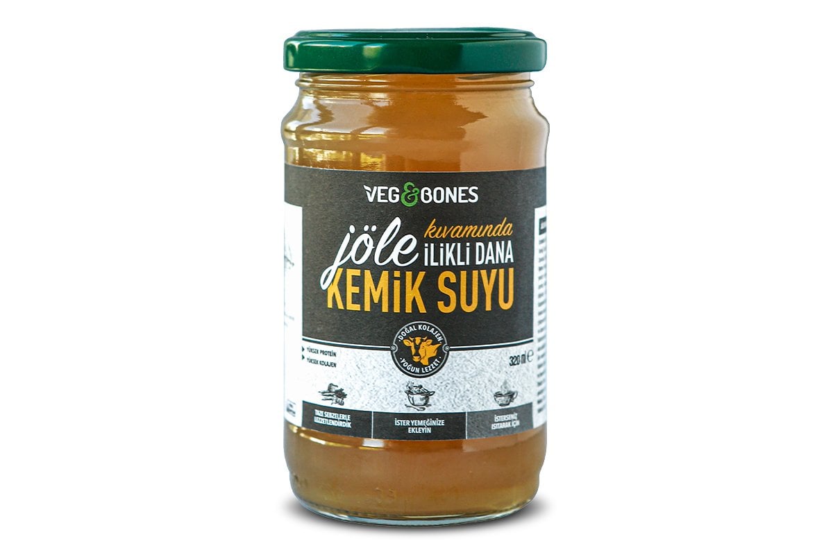 Jöle Kıvamında İlikli Dana Kemik Suyu 320 ml TEKLİ PAKET