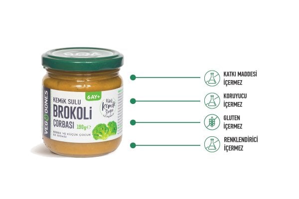 Kemik Sulu Brokoli Çorbası 6'LI PAKET