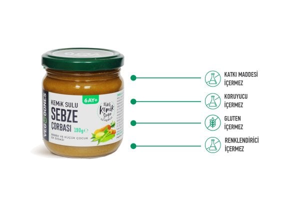 Kemik Sulu Sebze Çorbası 4'LÜ PAKET