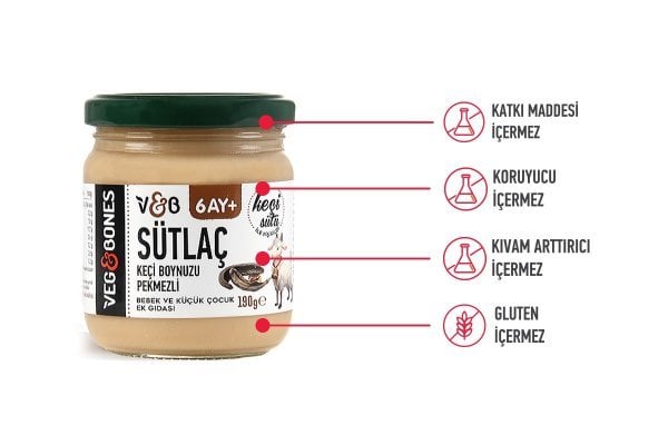 Keçi Sütlü Keçiboynuzu Pekmezli Sütlaç TEKLİ PAKET