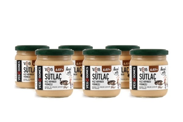 Keçi Sütlü Keçiboynuzu Pekmezli Sütlaç 6'LI PAKET