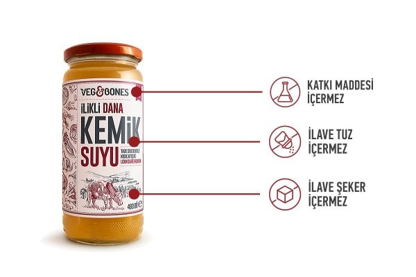 İlikli Dana Kemik Suyu 480 ML 6'LI PAKET