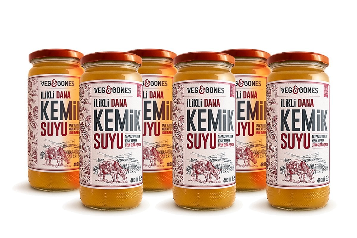İlikli Dana Kemik Suyu 480 ML 6'LI PAKET
