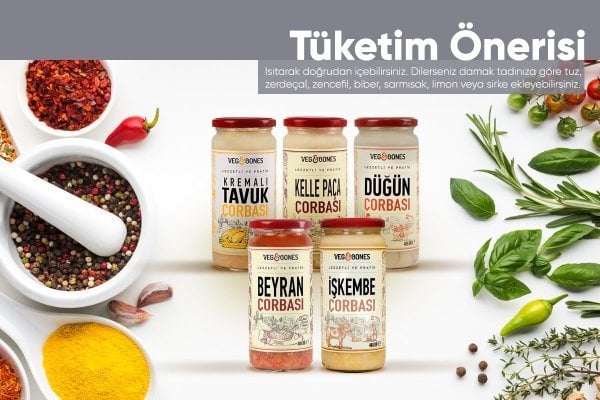 3 İşkembe ve 3 Kelle Paça Çorbası Avantajlı Paket