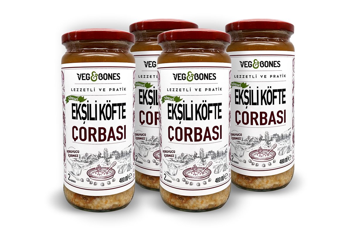 Yöresel Ekşili Köfte Çorbası 4'LÜ PAKET