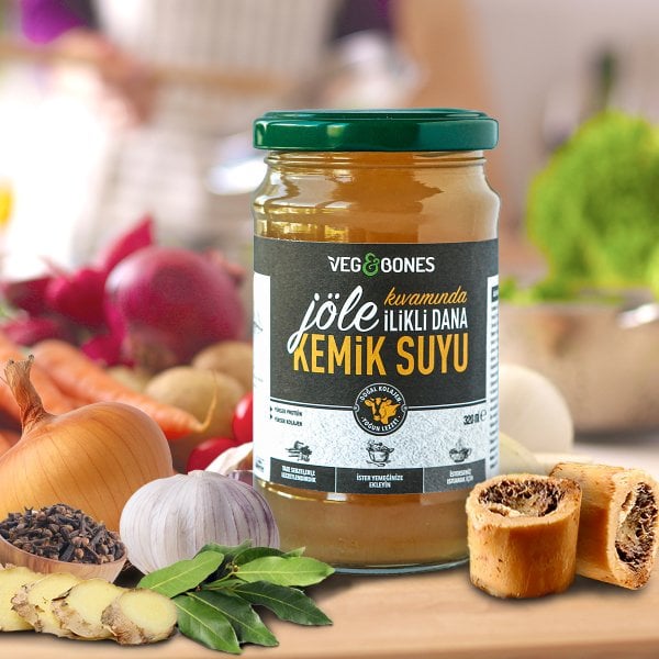 Jöle Kıvamında İlikli Dana Kemik Suyu 320 ml 2'Lİ PAKET