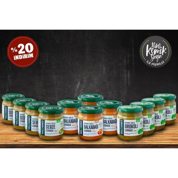 Bebek Çorbaları 12'li Mix Paket