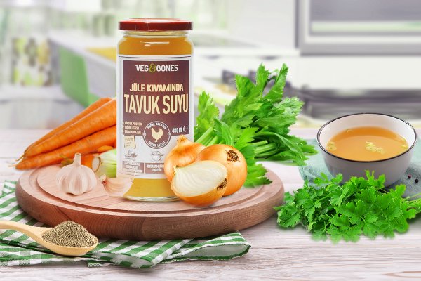 Jöle Kıvamında Tavuk Suyu 480 ML 2li Paket