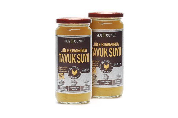 Jöle Kıvamında Tavuk Suyu 480 ML 2li Paket
