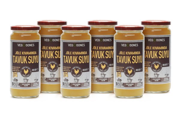 Jöle Kıvamında Tavuk Suyu 480 ML 6lı Avantaj Paketi