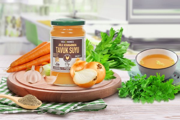 Jöle Kıvamında Tavuk Suyu 320 ML 4lü Paket