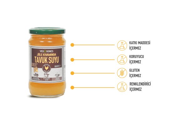 Jöle Kıvamında Tavuk Suyu 320 ML 4lü Paket