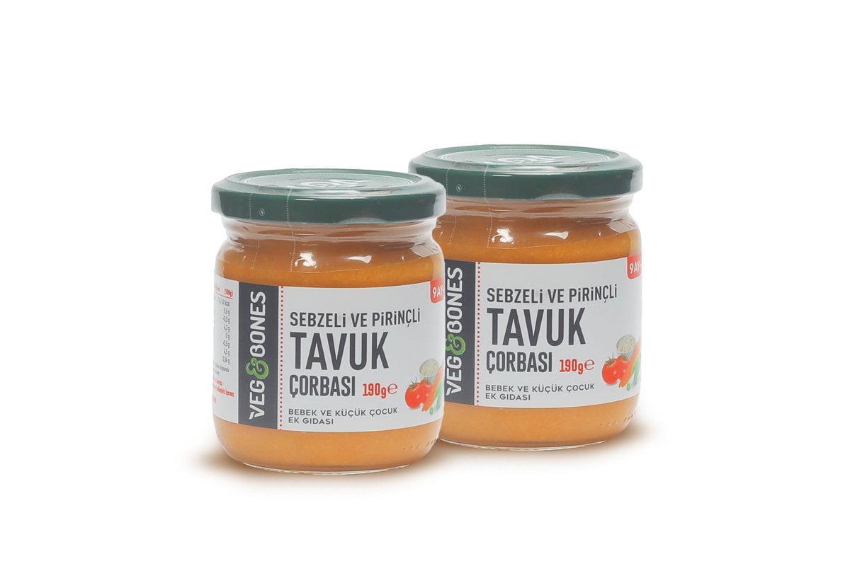 Sebzeli ve Pirinçli Tavuk Çorbası 2li Paket