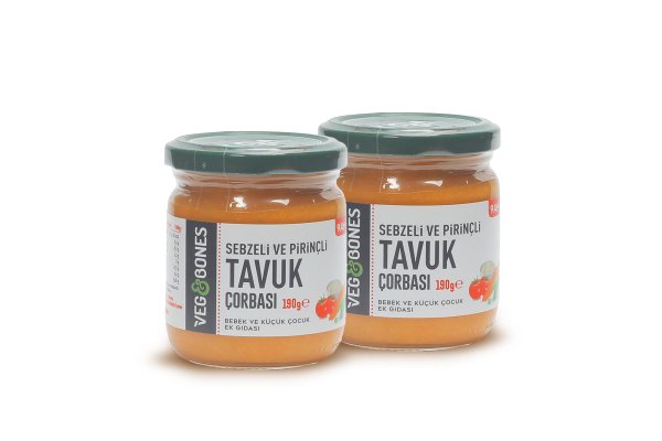 Sebzeli ve Pirinçli Tavuk Çorbası 2li Paket